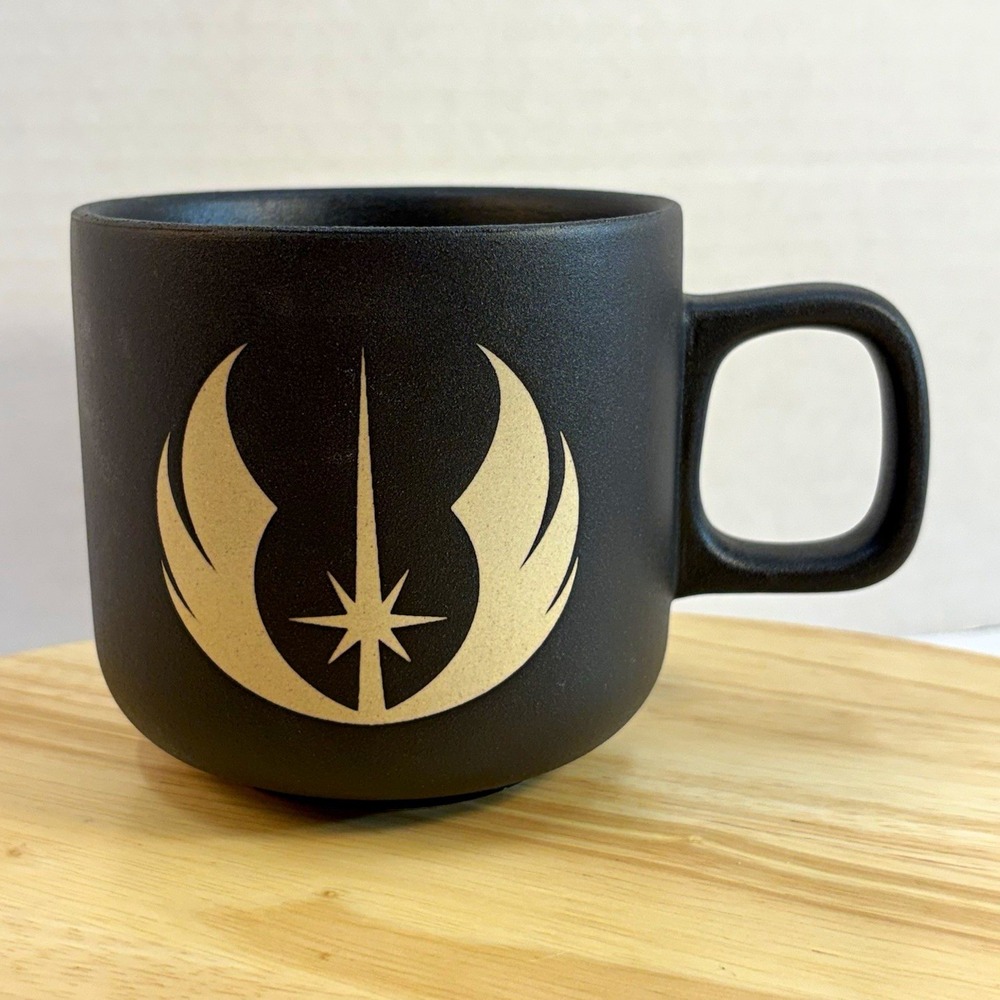Hallmark Star Wars Disney Jedi Order Black Mug Cup Jedi Symbols Sci-Fi SHP2185